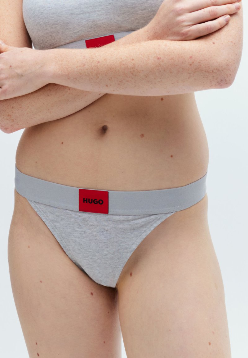 HUGO LABEL - String - medium grey