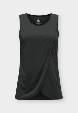 Even&Odd active by Zalando, ADAPTIVE FRONT LAYER VELCRO TRAINING TANK - Топ - 802/black