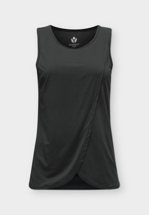 Even&Odd active by Zalando, ADAPTIVE FRONT LAYER VELCRO TRAINING TANK - Топ - 802/black