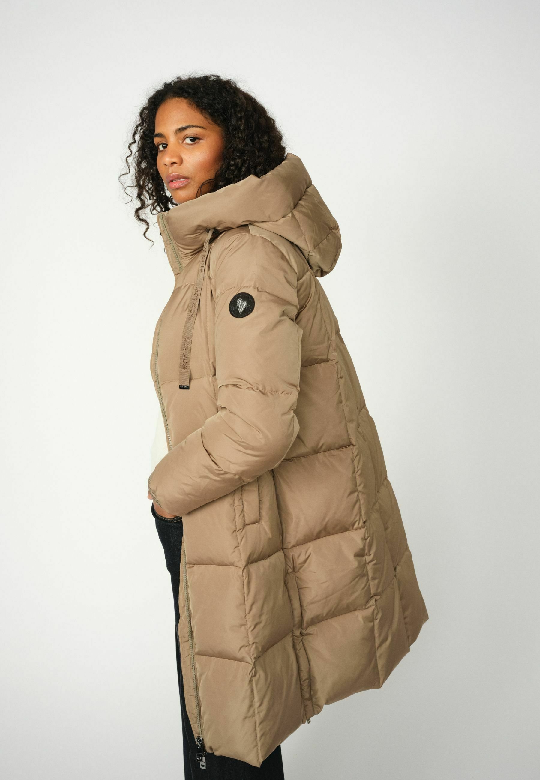 N.N.M　CITYSHOP QUILTED DOWN COAT Mos Mosh NOVA SQUARE - Down coat - brindle/brown - Zalando.ie