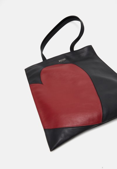 MOSCHINO BORSA TRACOLLA UNISEX - Veľká kabelka - fantasia nero