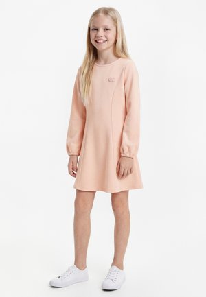 Calvin Klein Jeans, SEAMED PUNTO DRESS - Jerseykjole - spanish villa
