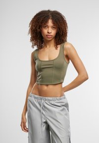 Urban Classics CORSAGE  - Topper - olive