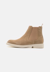 LEATHER - Botines - beige