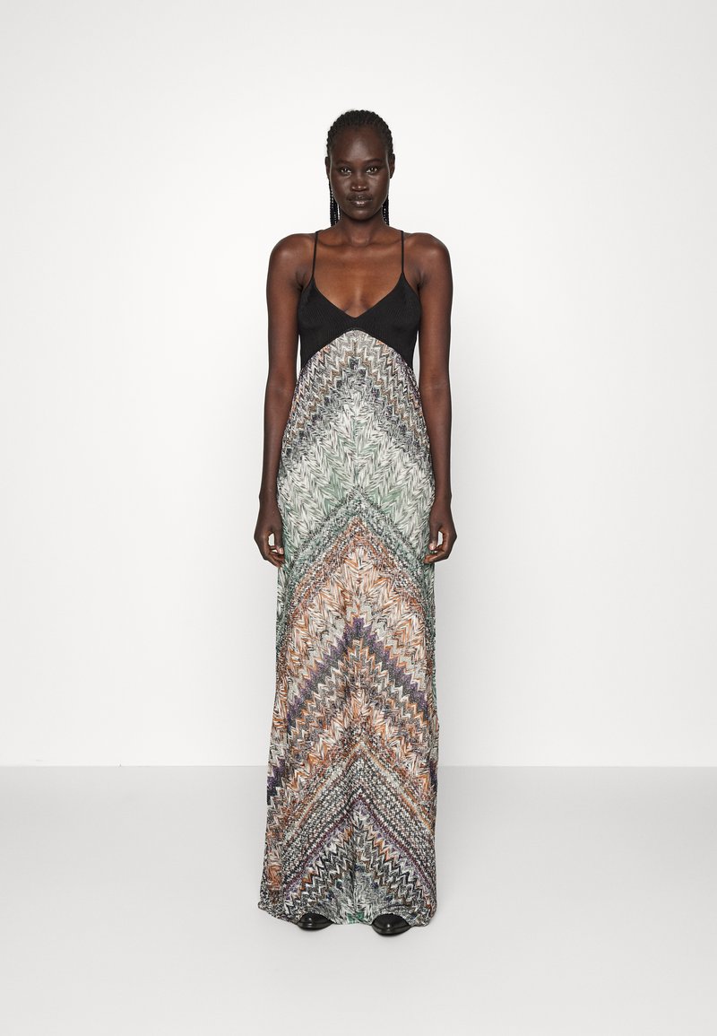 Missoni LONG DRESS Robe longue dark multicolor/multicolore ZALANDO.FR