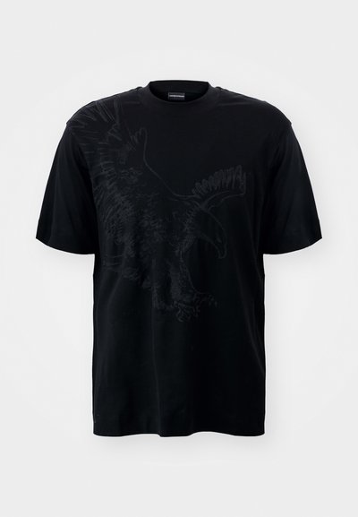 Emporio Armani Apdrukāts T-krekls - nero