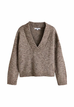 Next, NEPPY V-NECK LONG SLEEVE JUMPER - Striktrøje - neutral neppy