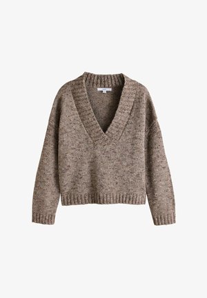 Next, NEPPY V-NECK LONG SLEEVE JUMPER - Striktrøje - neutral neppy