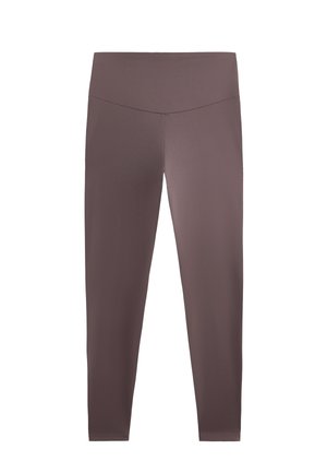 OYSHO COMFORTLUX HIGH-RISE ANKLE-LENGTH - Legíny - mottled light brown