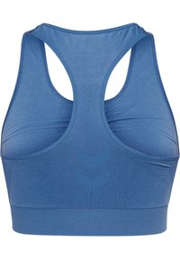 Hummel SEAMLESS - Sport-BH med medium stöd - blue horizon