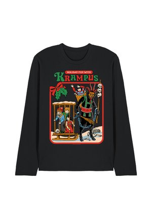 Cotton Soul, STEVEN RHODES FUN WITH KRAMPUS - Langarmshirt - black