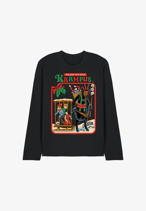 Cotton Soul, STEVEN RHODES FUN WITH KRAMPUS - Langarmshirt - black