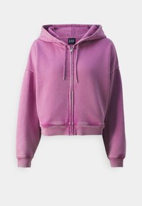 GAP ABBREVIATED HOODIE - Zip-up sweatshirt - cattelya orchid