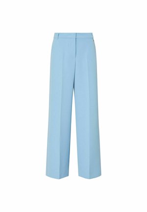 LIU JO, LIU JO PALAZZO TROUSERS WITH DOUBLE WAISTBAND - Pantalon classique - light blue