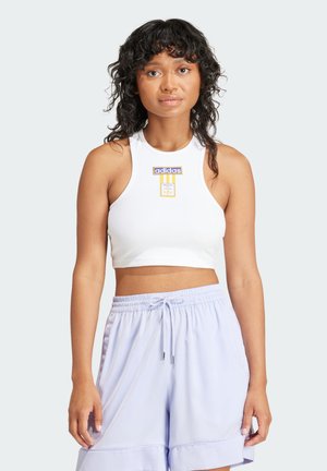 ADIBREAK CROPPED TANK TOP - Toppi - white