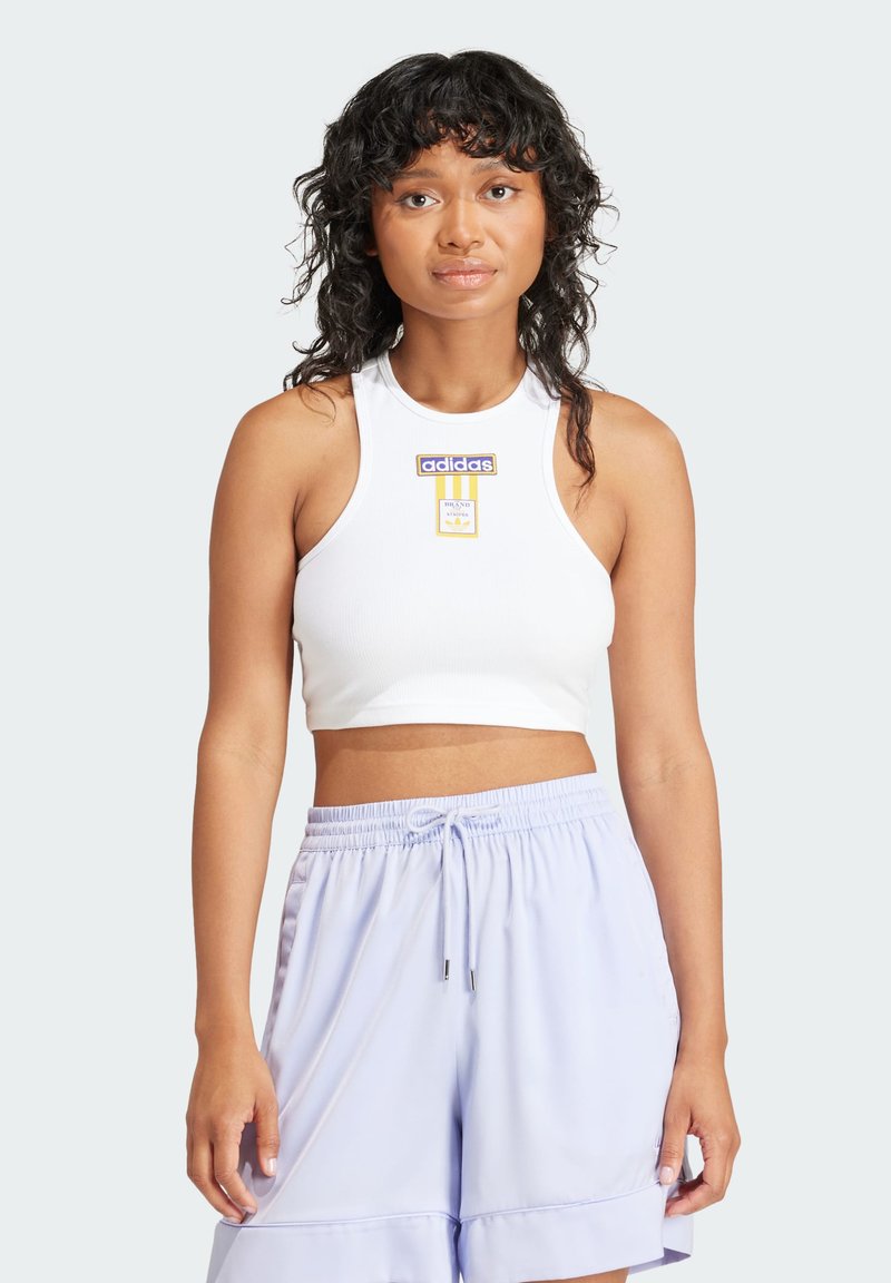 adidas Originals - ADIBREAK CROPPED TANK TOP - Top - white, Povećaj