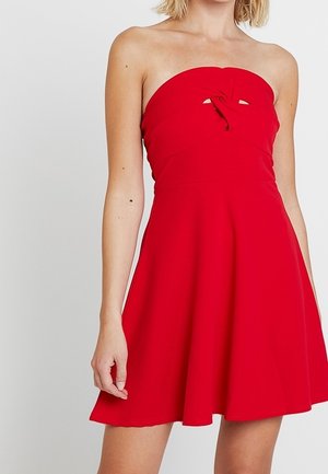 Jerseyklänning - red