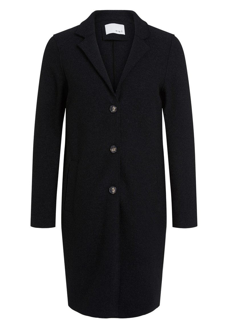 Oui MAYSON - Klassischer Mantel - black/schwarz - Zalando.de