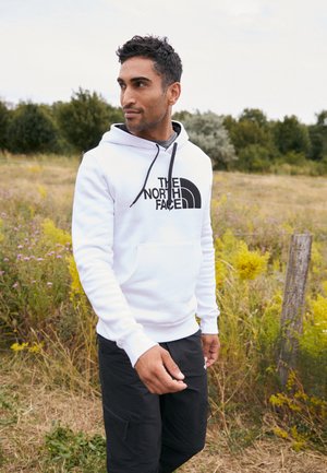 DREW PEAK PULLOVER HOODIE - Hoodie - white/black