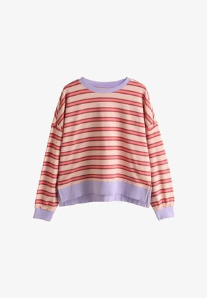 Next, Felpa - pink/red stripe