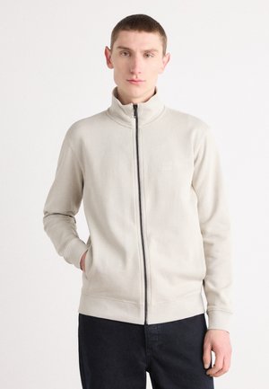 ZESTART - Tröja med dragkedja - light beige