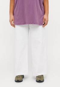 Vero Moda Curve - VMCLARONE WIDE - Wide Leg - snow white Image miniature 1