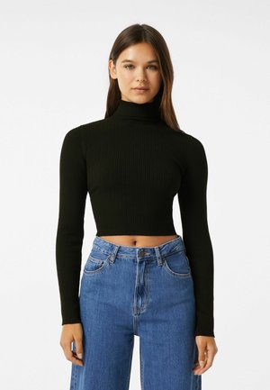 HIGH NECK - Trui - black