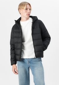 Tommy Hilfiger HOODED JACKET - Jachetă subțire - black