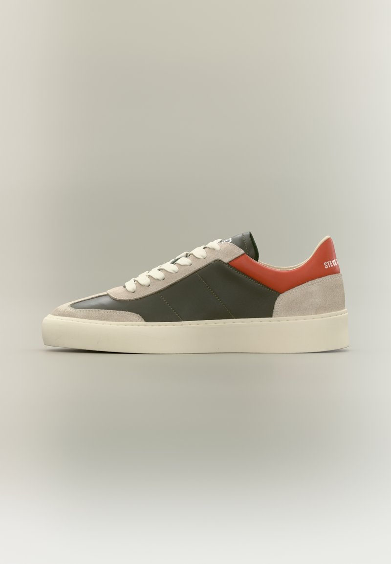 Steve Madden LYONELL - Trainers - olive/multi-coloured/multi-coloured ...