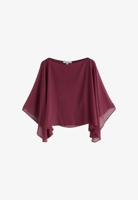 Unselected, burgundy red