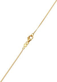 Goldfarbene Metallkette mit feinem, verwobenem Design und sicherem Karabinerverschluss. Länge und Textur erhöhen die Haltbarkeit.