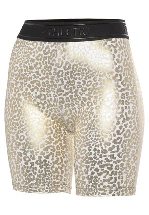 ACTIVE FUNKTIONS - Leggings - gold weiß