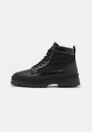 GANT ST GRIP MID BOOT - Lace-up ankle boots - black