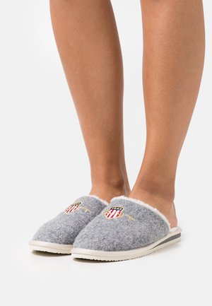 HOMESY - Pantolette flach - grey melange