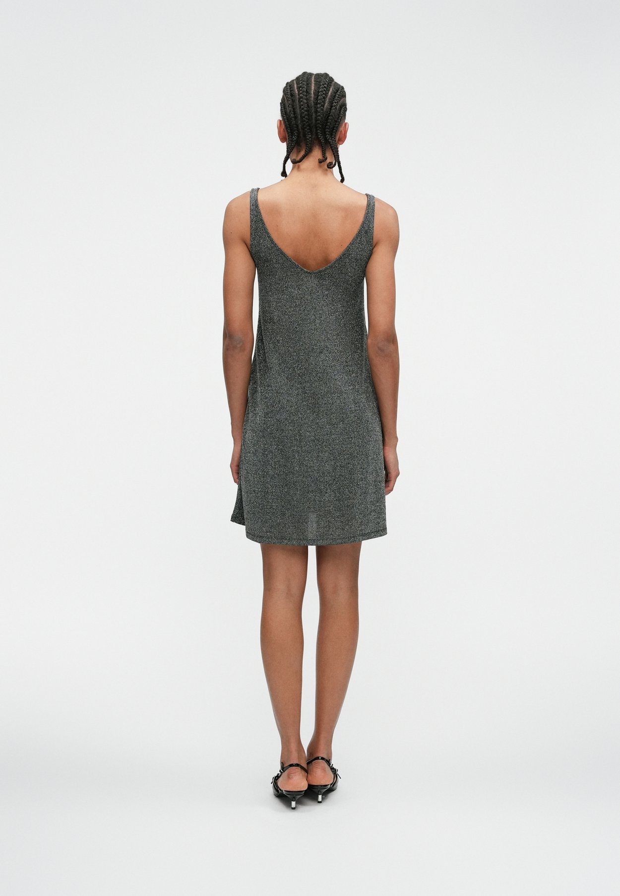 ONLQUEEN V NECK GLITTER DRESS