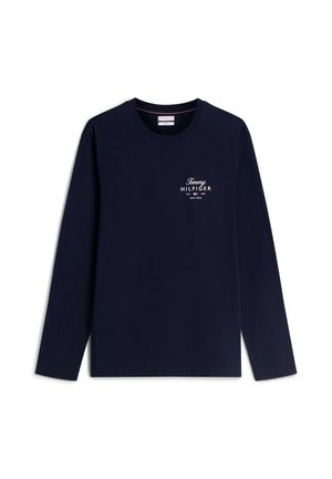 Tommy Hilfiger, SCRIPT STACK LS REGU - Langarmshirt - desert sky