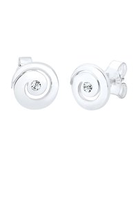 Elli SPARKLING BASIC - MIT KRISTALLEN VON SWAROVSKI® - Ohrringe - silberfarben