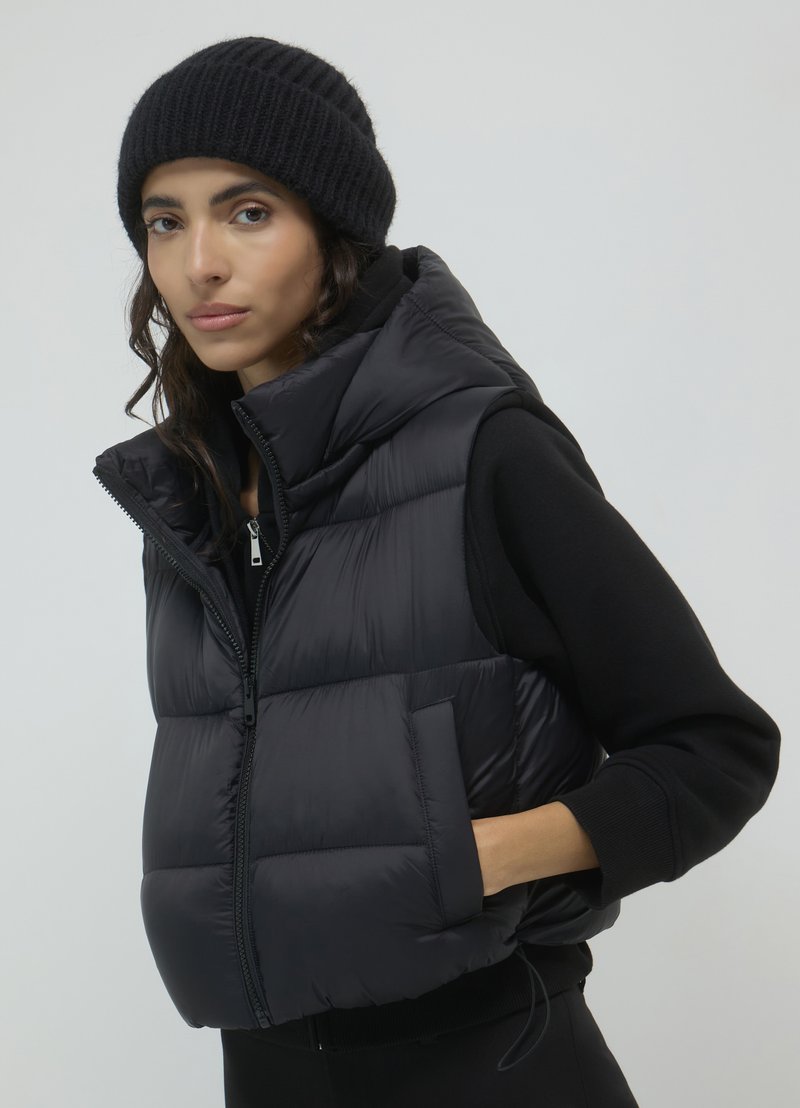 Calliope SMANICATO CROP - Veste sans manches - noir