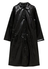 PULL&BEAR Trenchcoat - mottled black