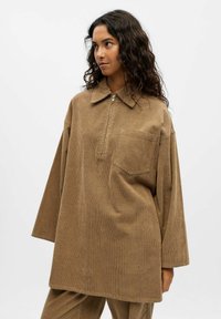 Object MIDI - Skjortekjole - tannin