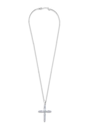 Lotus Silver Collier - silberfarben weiß