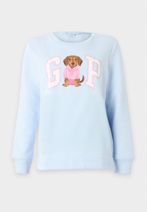 GAP, LOGO DOORBUSTER CREW - Φούτερ - essential blue