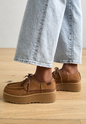 CITYFUNC SHOE - Casual snøresko - chestnut