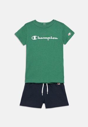 ICONS CONTRAST TODDLER WITH BIG LOGO SET - Παντελόνι φόρμας - green