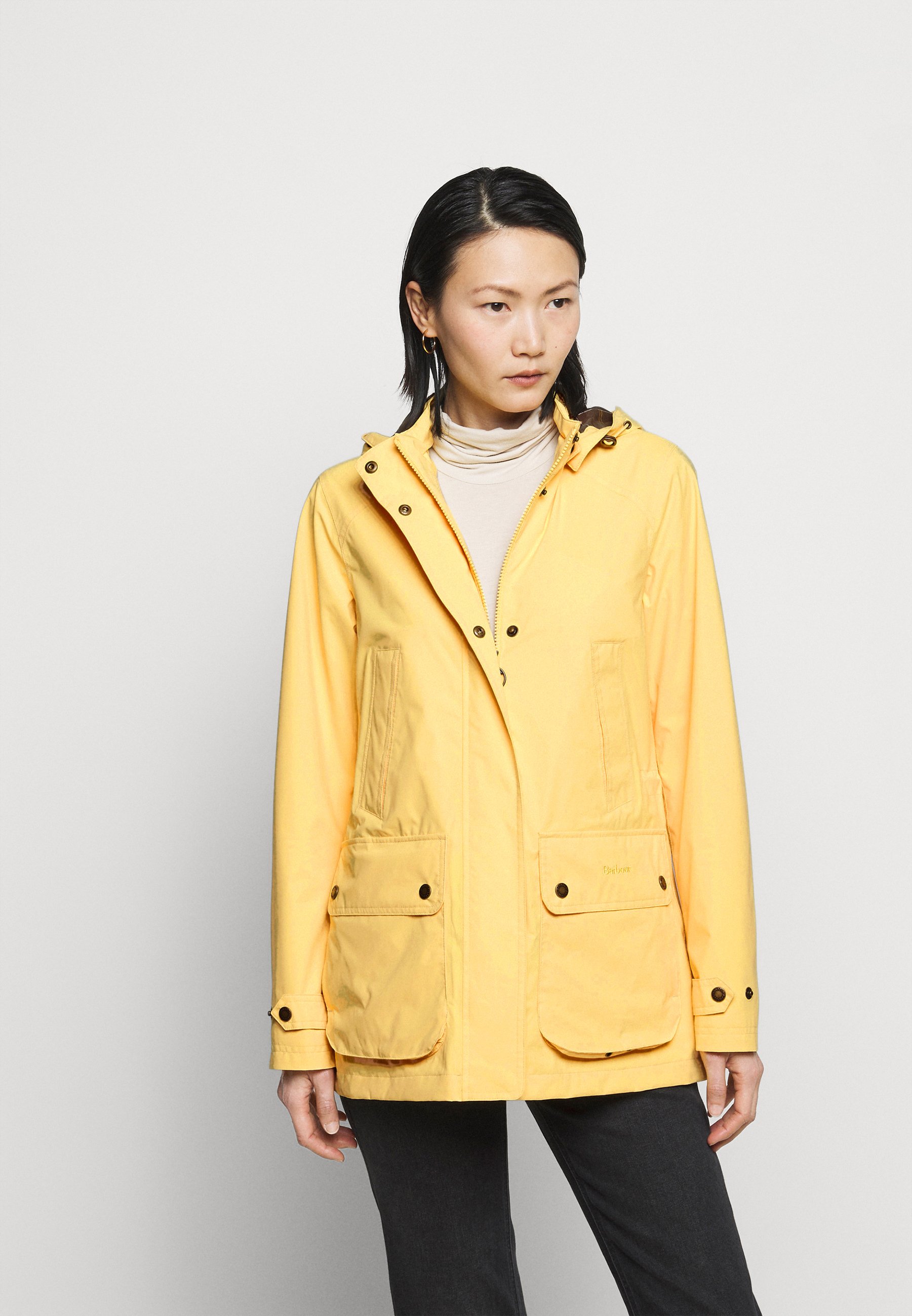barbour jacke gelb