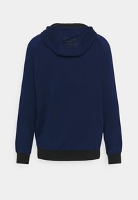Nike Performance FC HOODIE - Felpa con zip - blue void/black/black