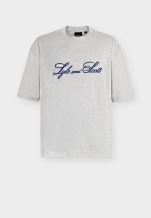 Lyle & Scott, REISSUED SCRIPT - T-shirt imprimé - archive grey