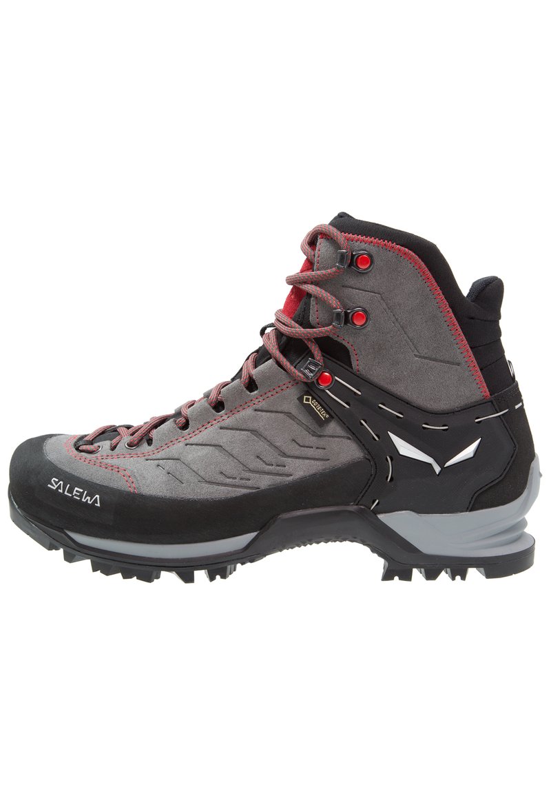 Salewa - MTN TRAINER MID GTX - Chaussures de montagne - charcoal/papavero, Agrandir