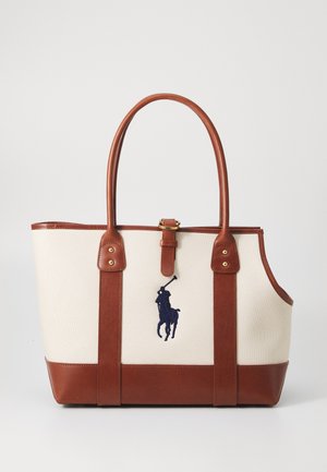 Polo Ralph Lauren DOGS TOTE UNISEX - Cabas - pale oak