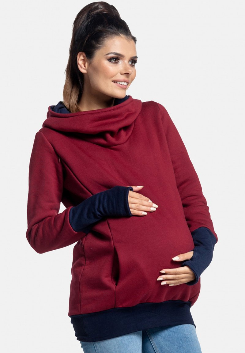 Chelsea Clark MATERNITY Kapuzenpullover bordeaux Zalando.de